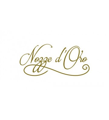 50 Bigliettini Nozze D'Oro...